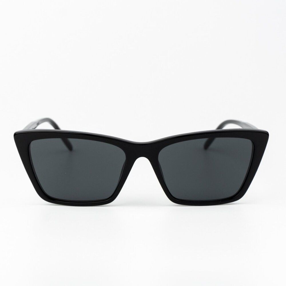 Saint Laurent Men Sunglasses Black Cat Eye Sl737 Mica Thin 001 Brand New